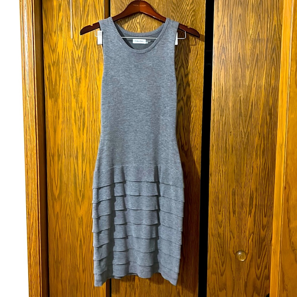 Gray Calvin Klein Sweater dress size small